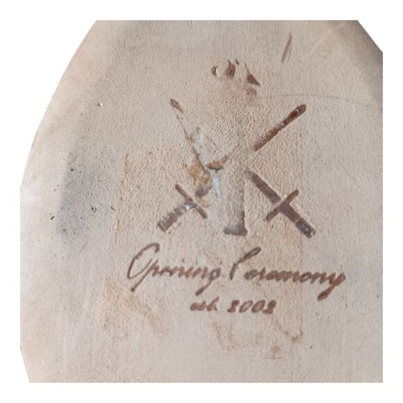 Opening Ceremony Suede Fold Over Sandal Bootie Shoe Tan Beige Women's 8 - 8.5 - Picture 10 of 11